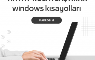 windosw kısayolları